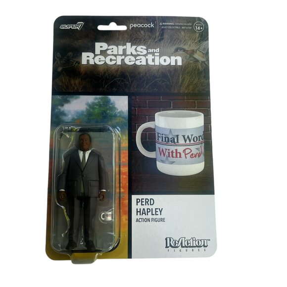 Perd Hapley w/Coffee Cup Parks & Recreation Super7 Action Figure - Picture 1 of 4